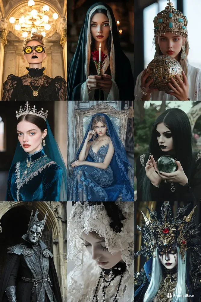 Fairytale Portraits In Gothic Style