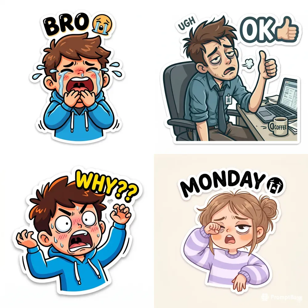 Chat Reaction Stickers