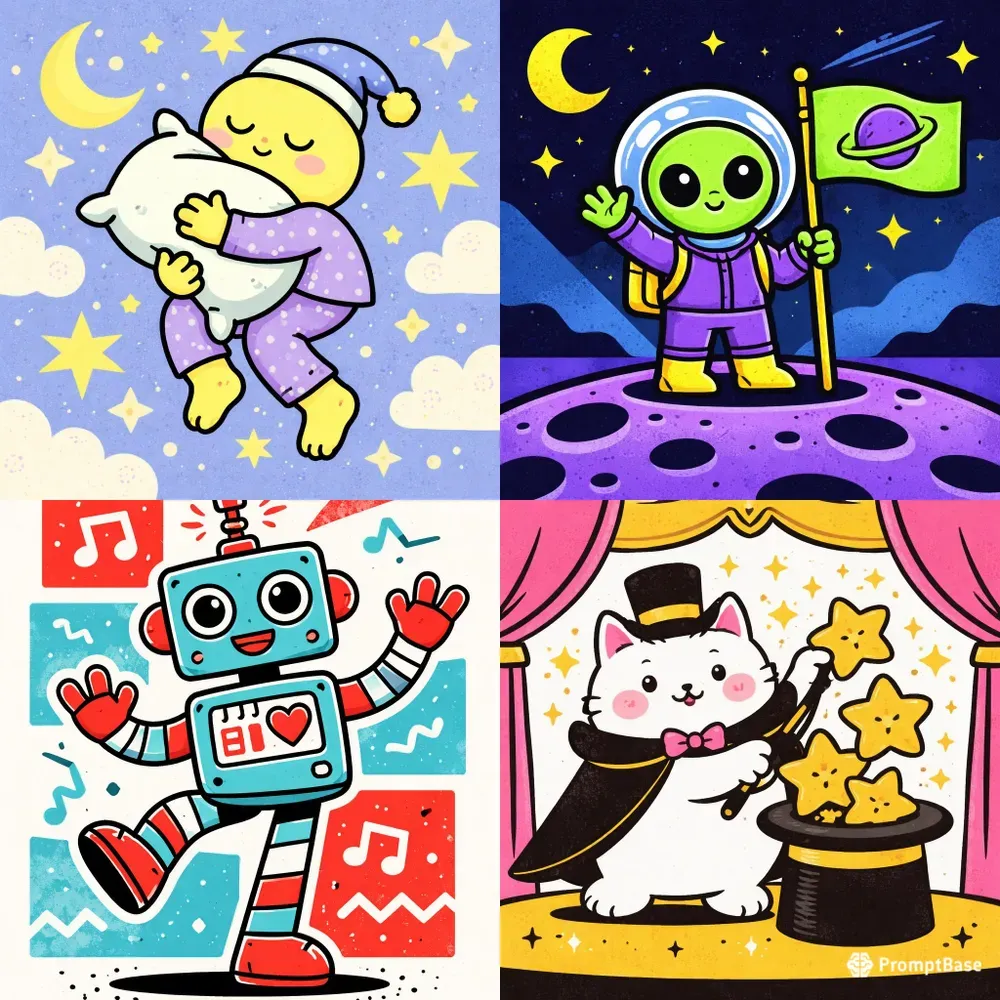 Naive 2D Cartoons