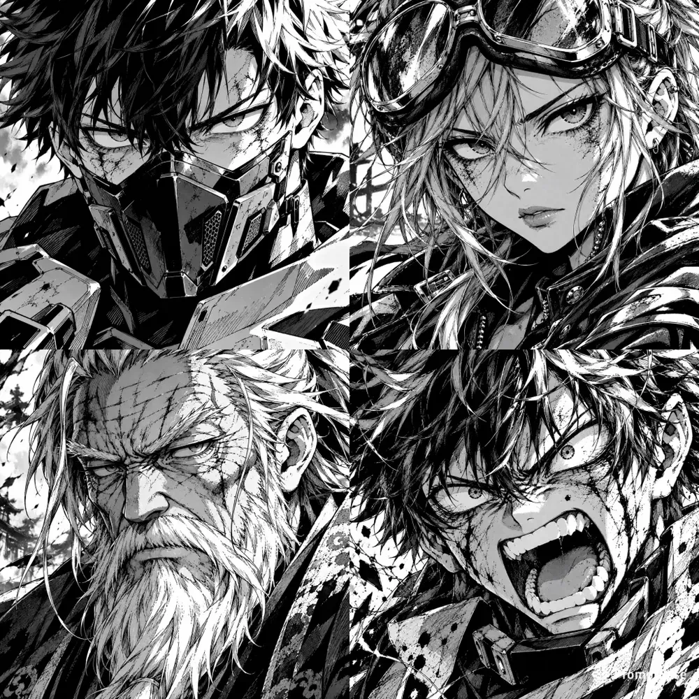 Mangastyle Faces