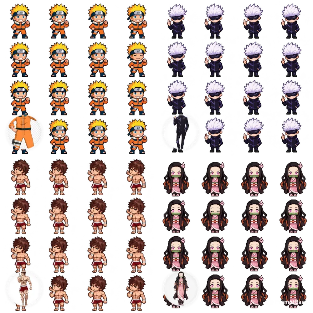 Pixelart Sprites For Idle Animations