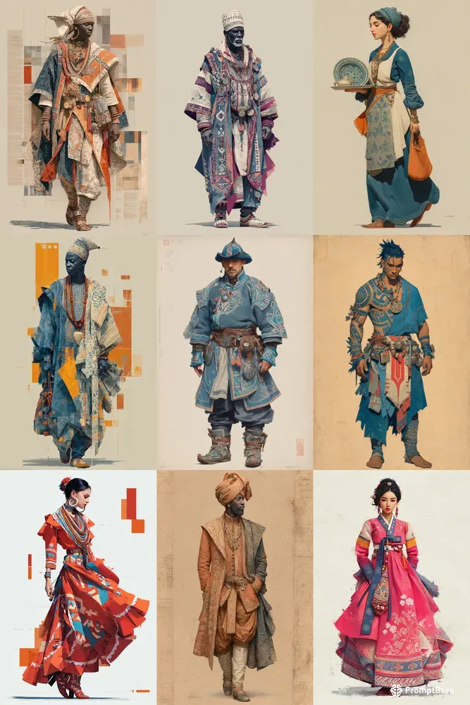 World Heritage Inspired Editorial Art