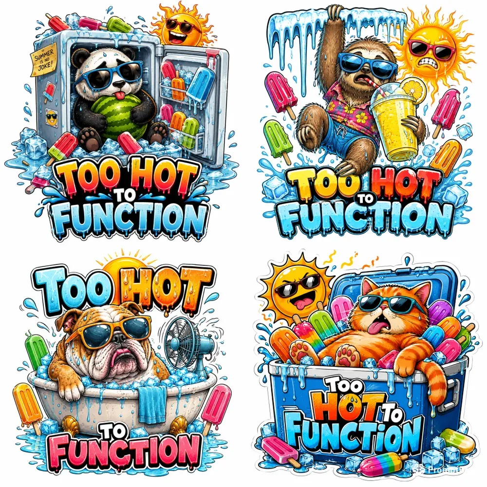 Too Hot Cartoon Summers