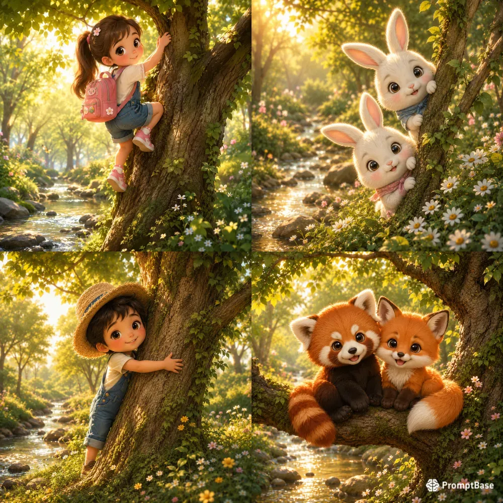 Golden Tree Storybook Kids Magics