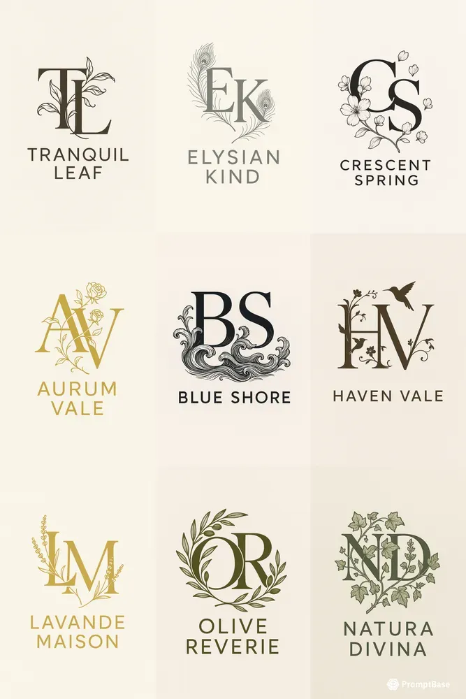 Elegant Monogram Logos