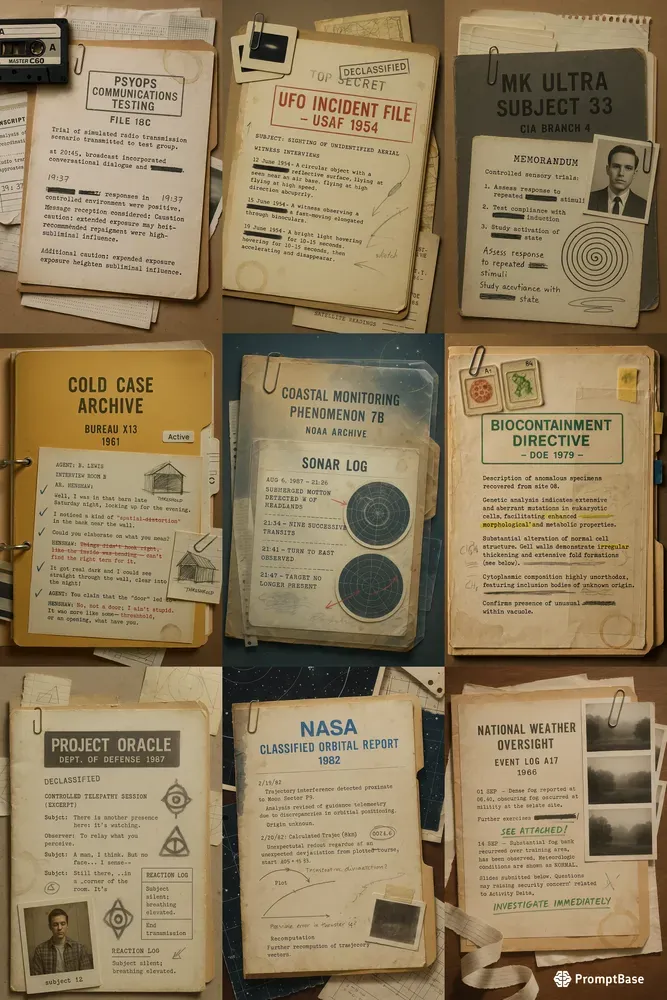 Retro Classified Document Style