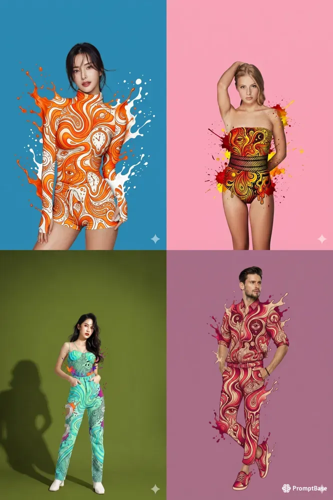 Retro Psychedelic Clothing Designs