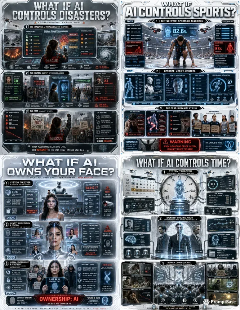 Dystopian Infographic Posters