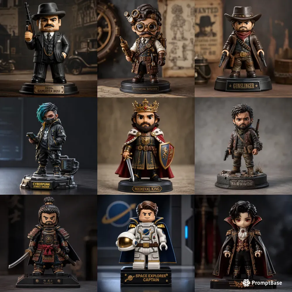 Mini Figure Character Transforms