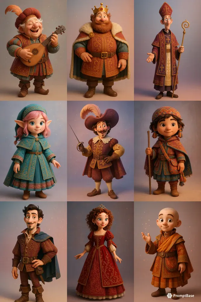 Whimsical 3D Folklore Character Studios