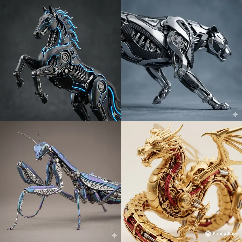Ultradetailed Mechanical Luxury Beasts