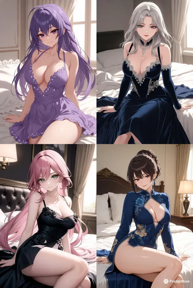 Elegant Anime Beauty Portrait Collections