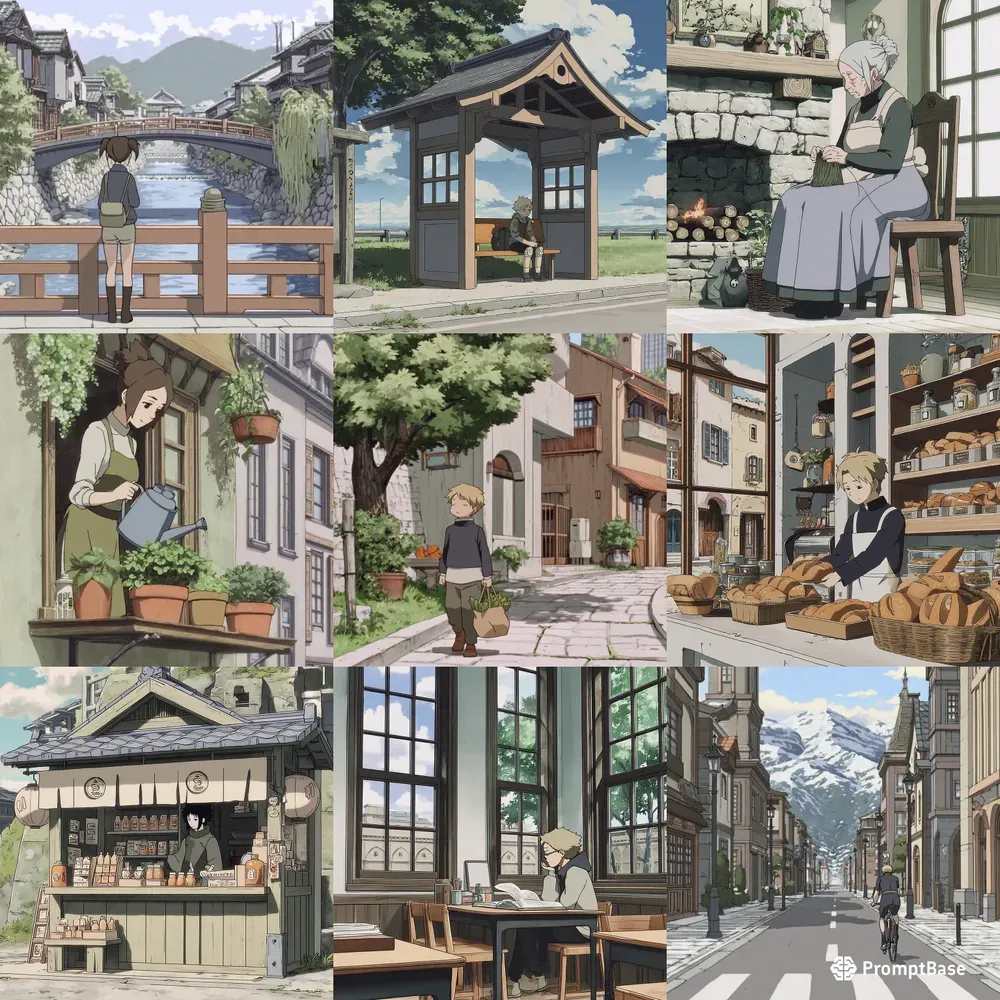 Cinematic Slice Of Life Anime Style