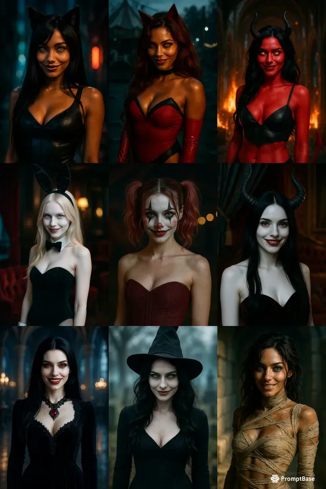 Sexy Halloween Cosplay Girls