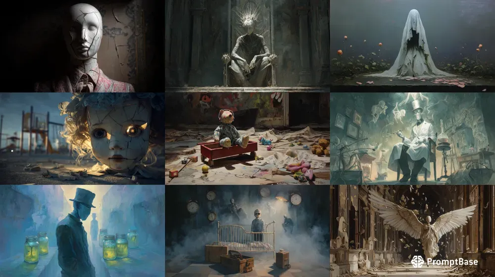 Symbolic Morbid Art Surreal Haunting