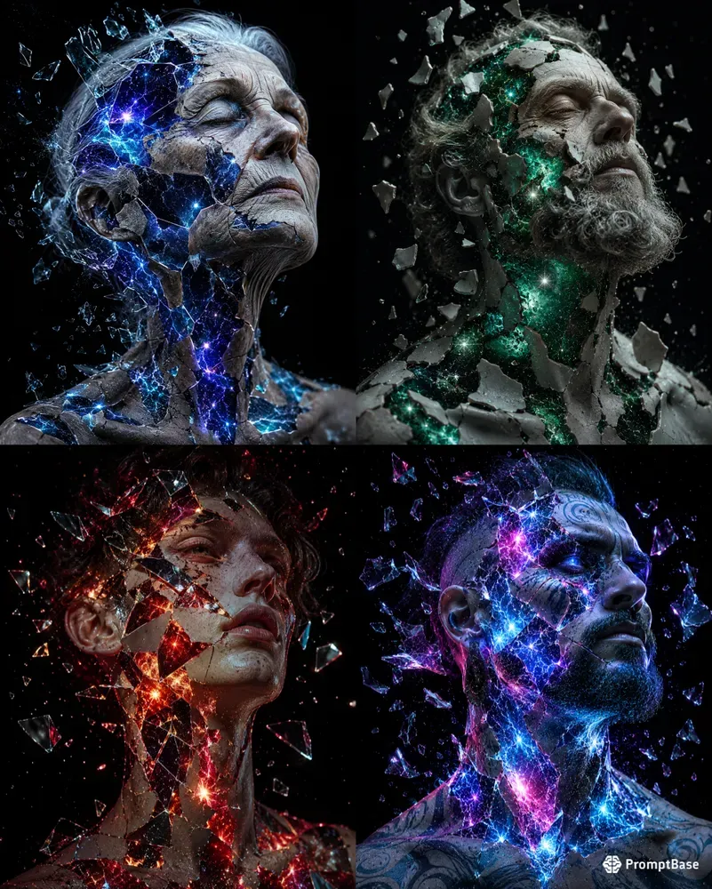 Shattered Cosmic Faces