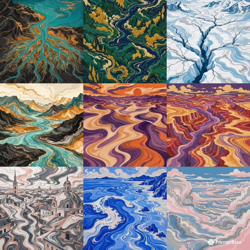 Surreal Topographical Views