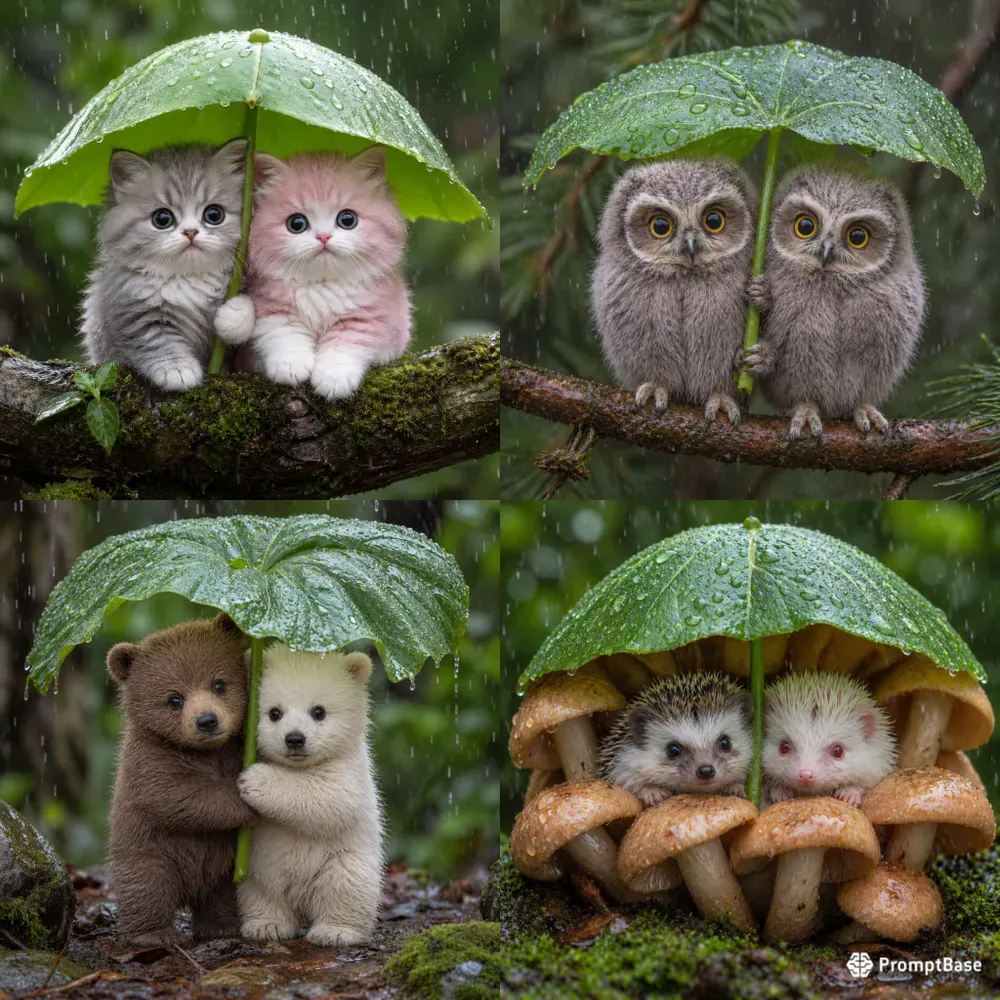 The Fluffy Guardians Of The Rain Master
