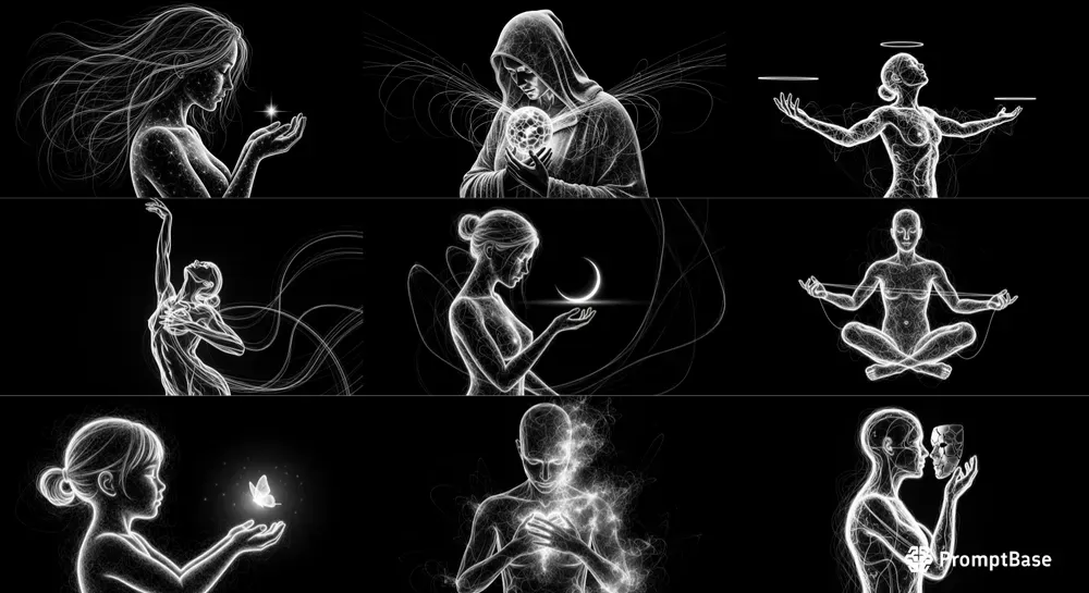 Ethereal Light Figures