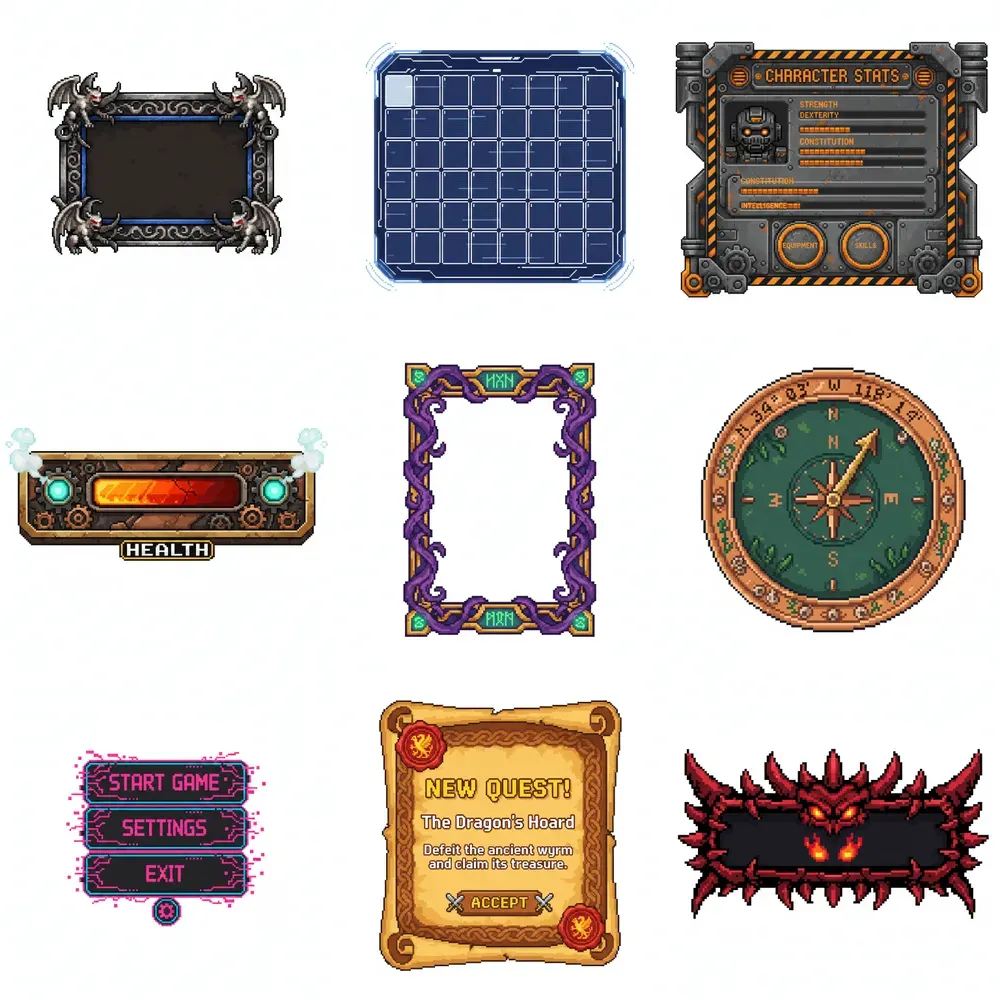Pixelforge UI Dialogue Master Engines