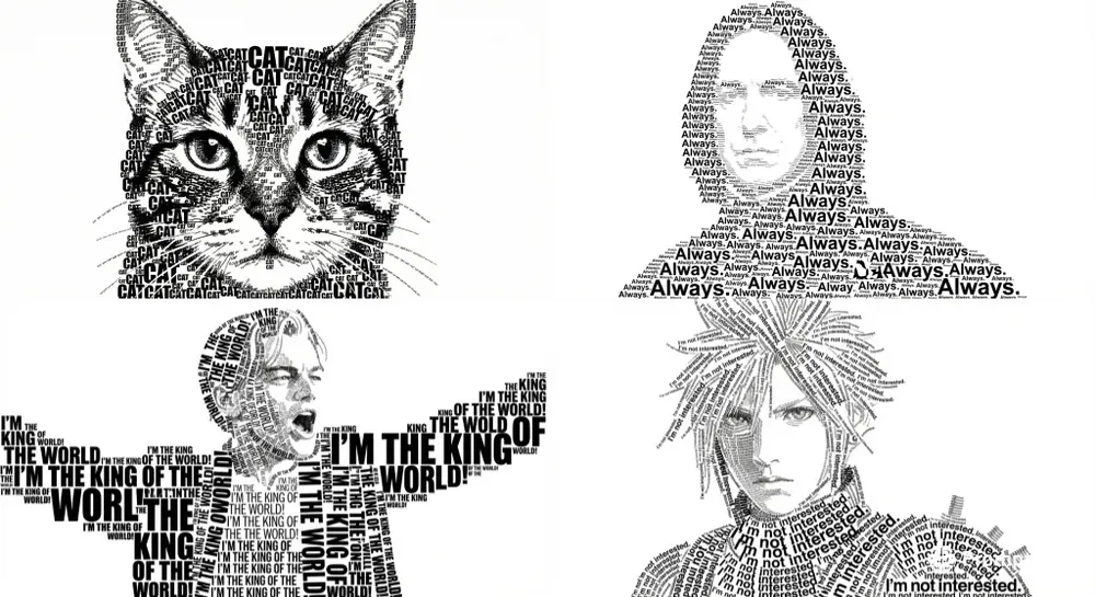 Typography Portraits