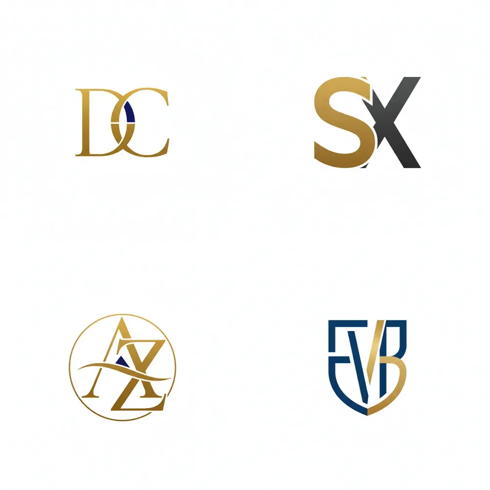 Luxury Minimal Lettermark Logos
