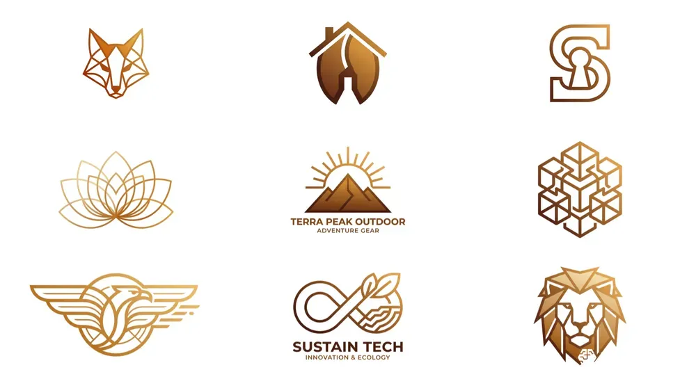 Minimalist Vector Logo Brand Marks