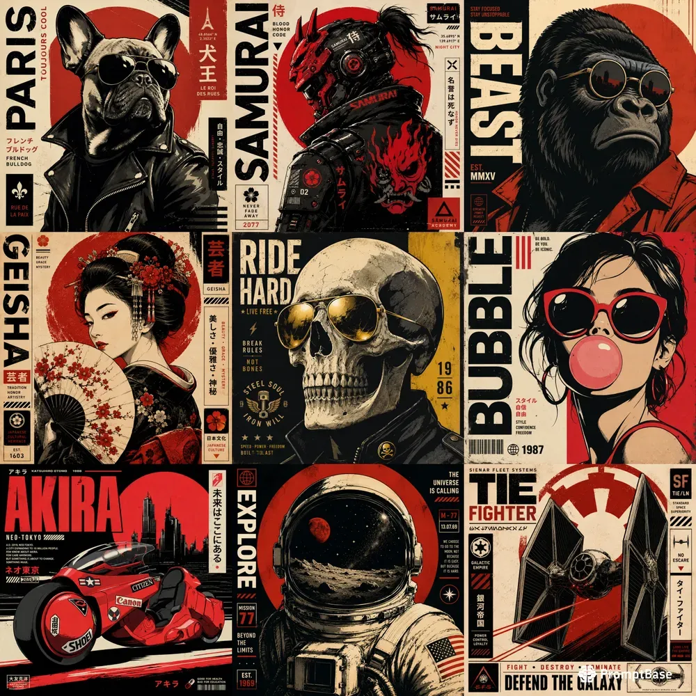 Bold Graphic Poster Illustrations