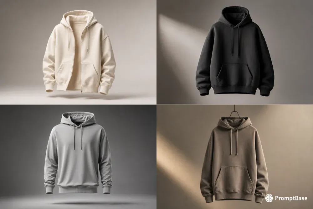 Blank Hoodie Product Studios