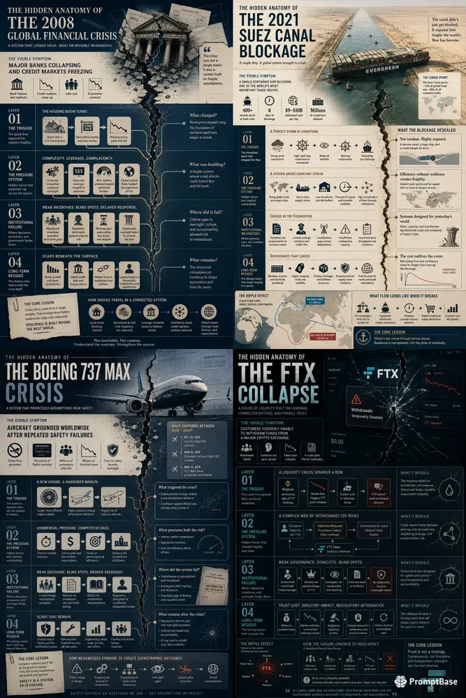 Invisible Crisis Anatomy Posters