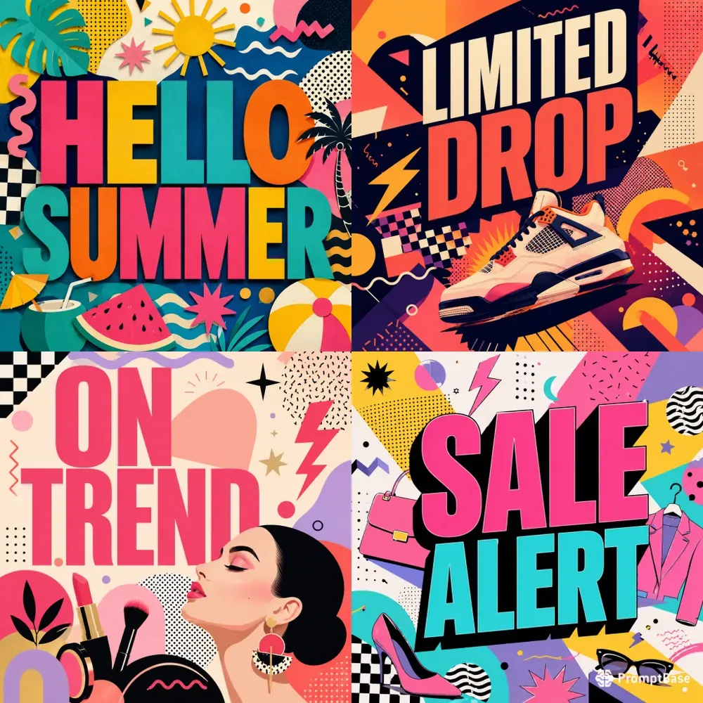 Memphis Marketing Poster Creators
