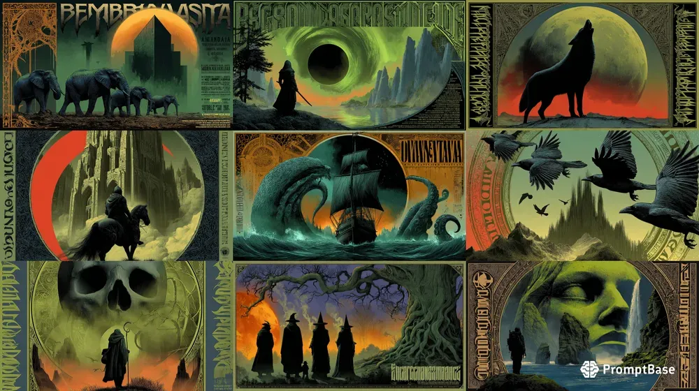 Vintage Occult Poster Art