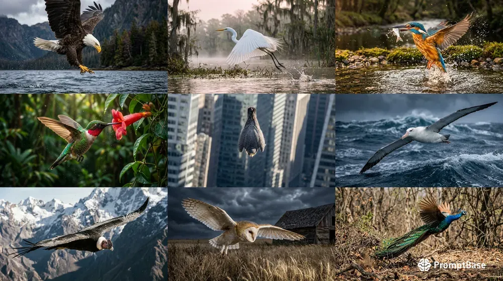 Dynamic Avian Action Photography