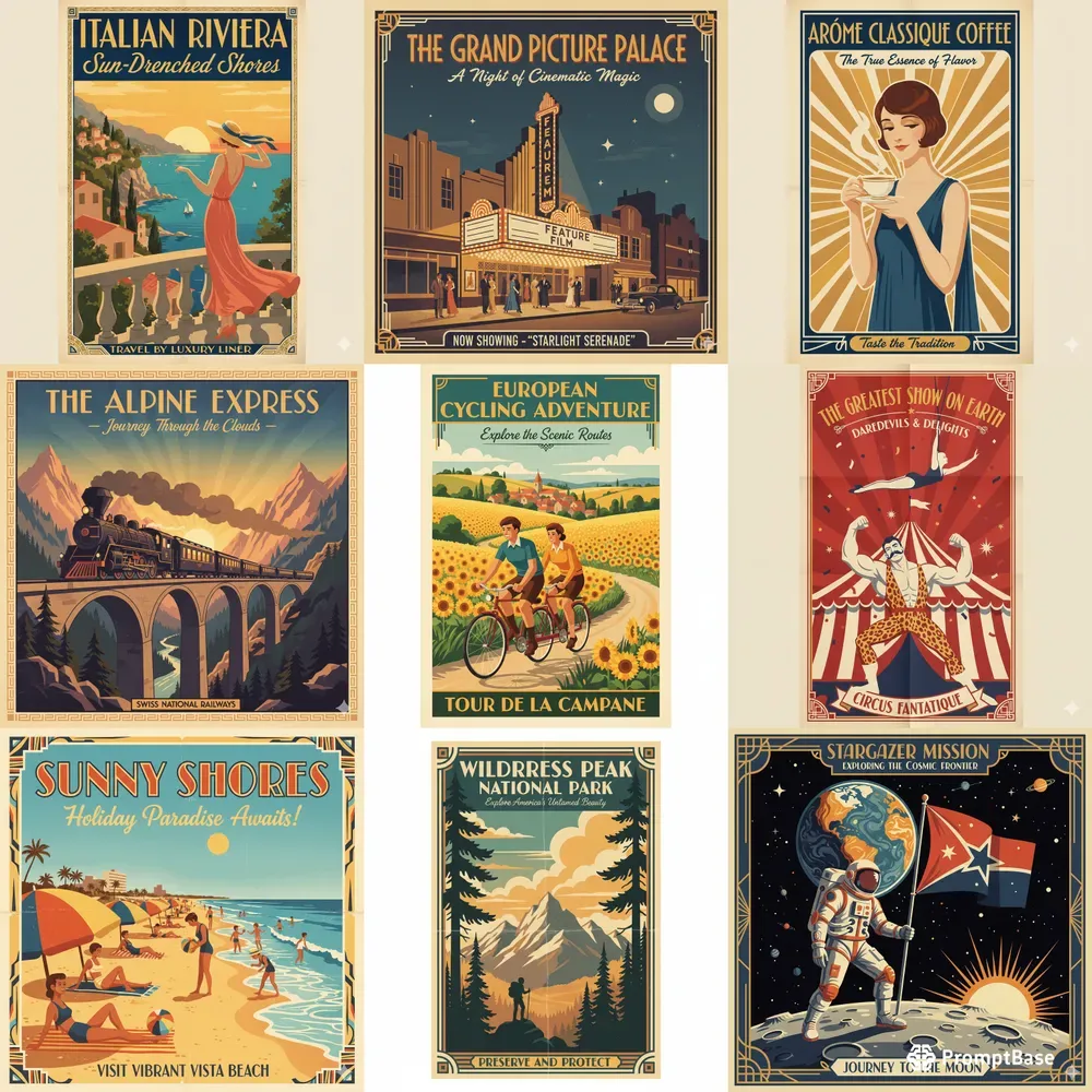 Vintage Poster Art Collections