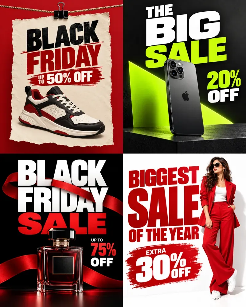 Luxury Black Friday Sale Ad Generator