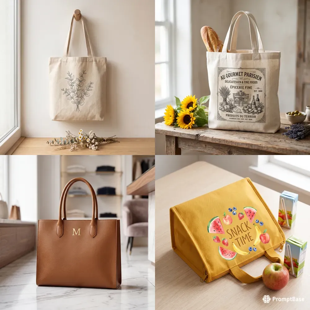 Tote Bag Accessory Mockups