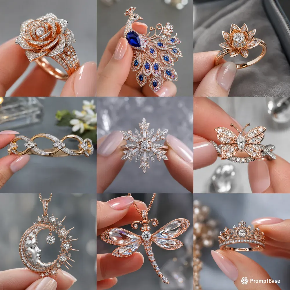 Luxury Jewelry Macro Designs