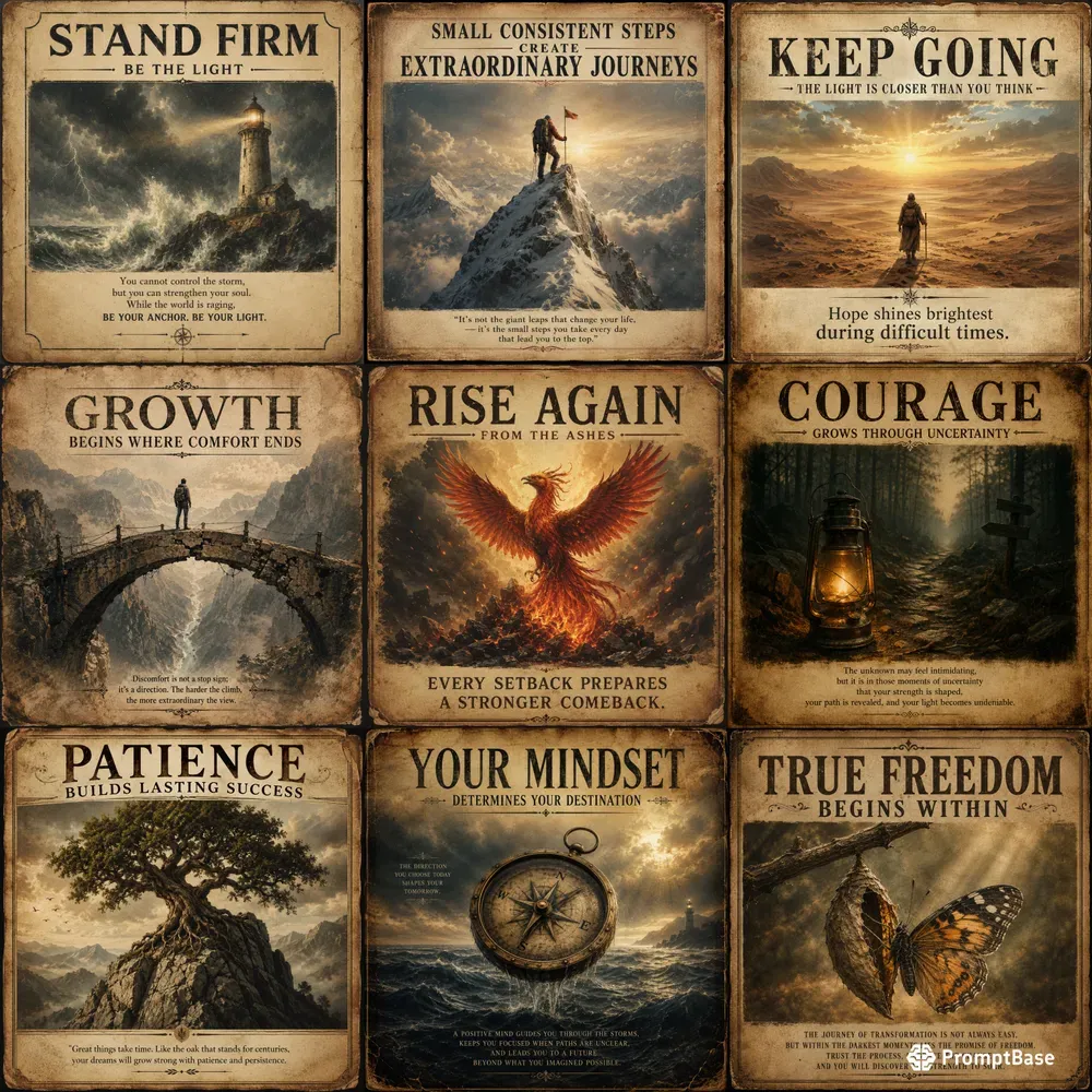 Vintage Motivational Posters