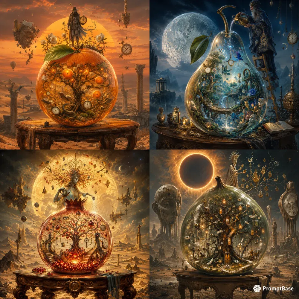 Surreal Dream Fruit Realms Collections