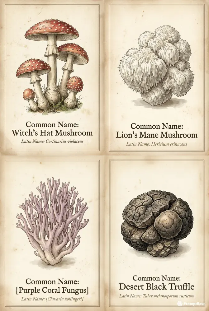 Vintage Botanical Cards