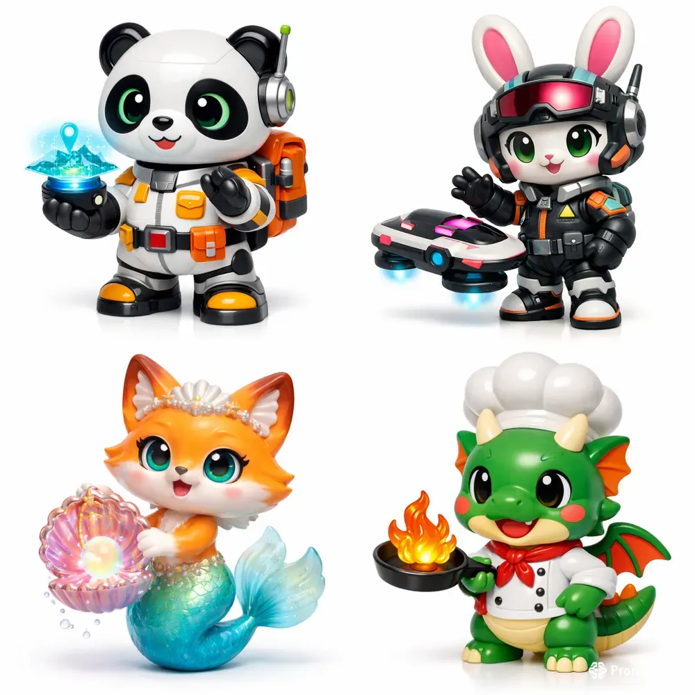 3D Toy Character Creator Packs