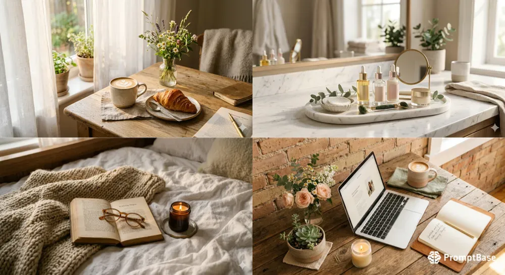 Cozy Aesthetic Lifestyle Photos