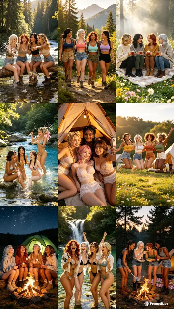 Girls Camping Adventures