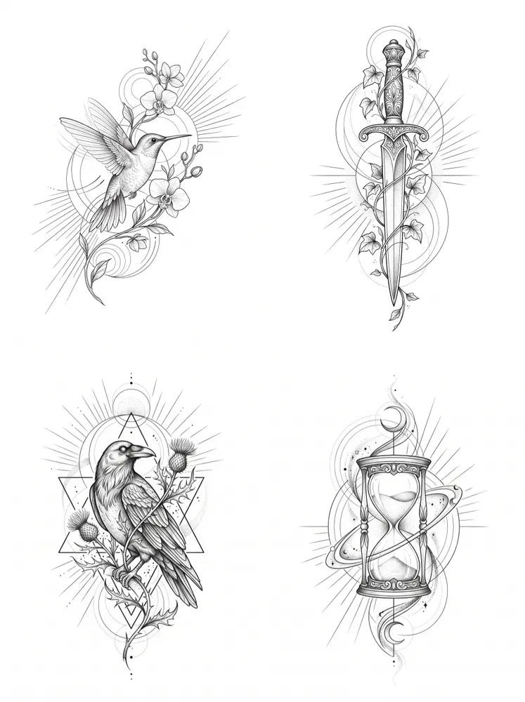 Fineline Flash Tattoos