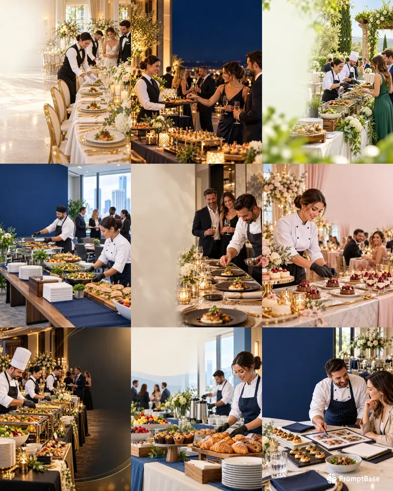 Catering Service Ad Visuals