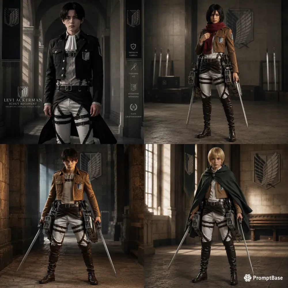 Aot Character Cosplay Ads