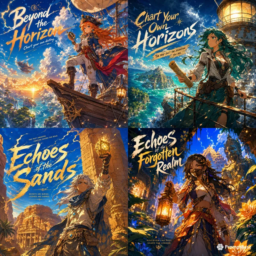 Anime Adventure Poster Art