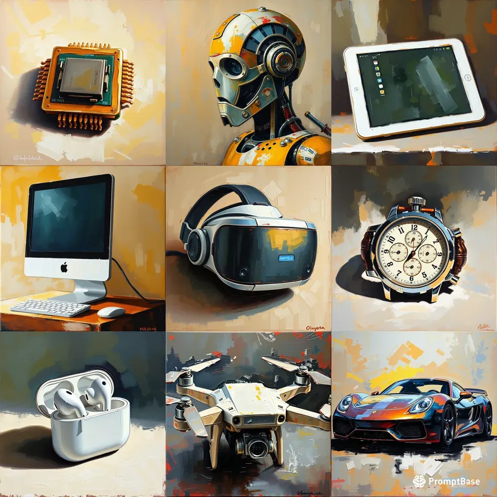Tech Oil Paintings