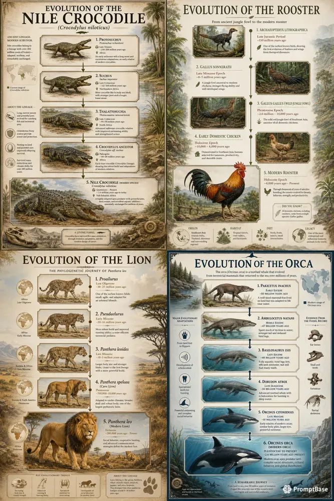 Evolutionary Journey Posters