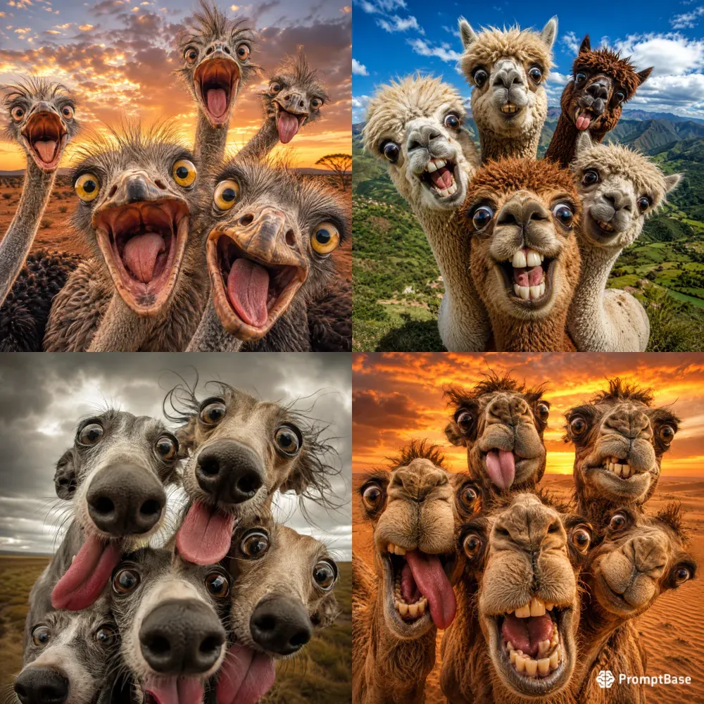 Crazy Animal Selfies
